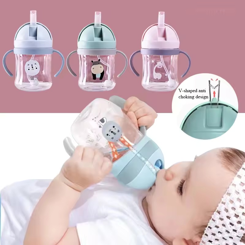 Zwitsal Baby Products - 더블 핸들 밀짚 머그잔 어린이 물병