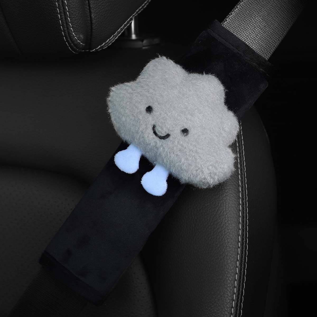 Infant Car Seat Cover - 구름 모양의 플러시 카시트 커버 부드럽고