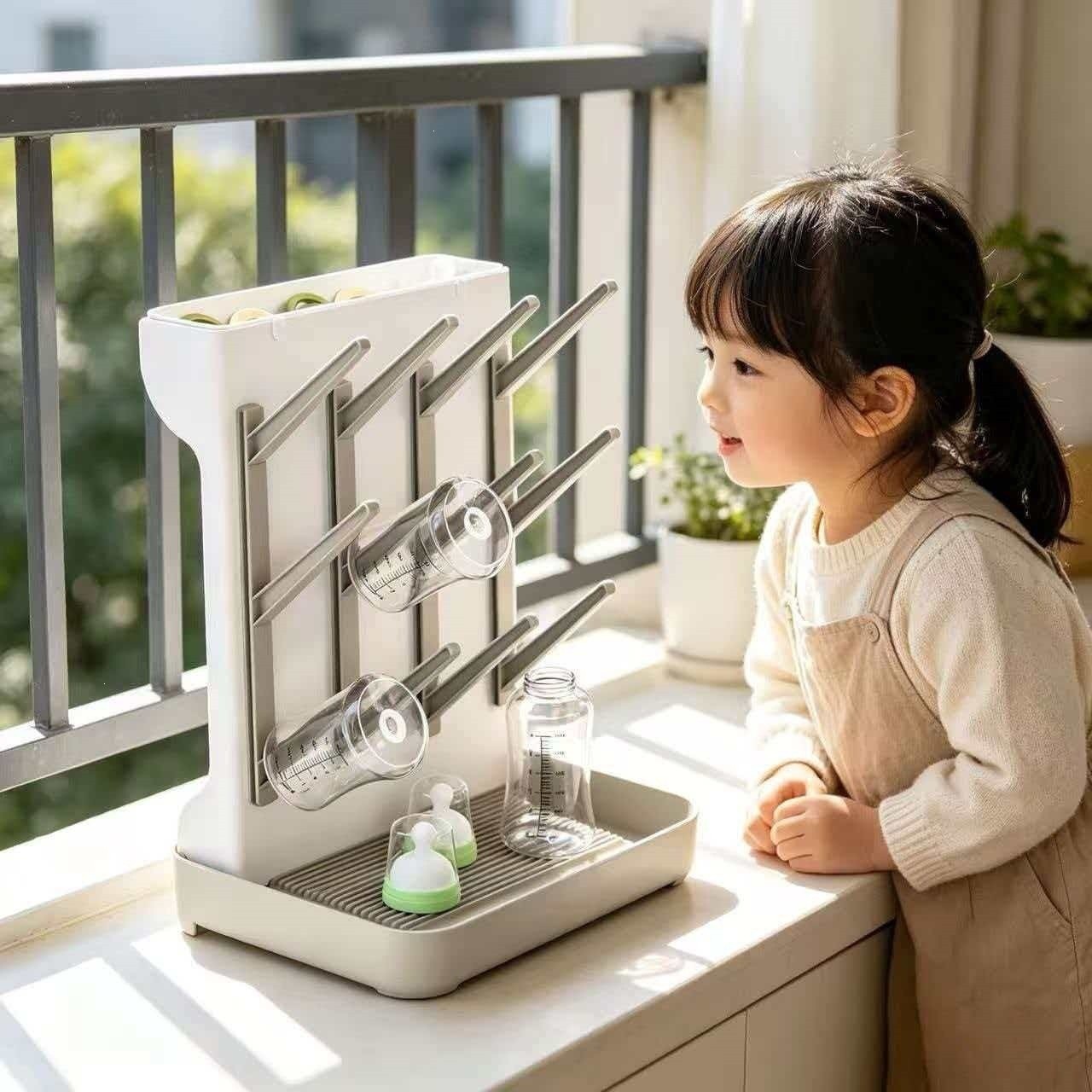 Zwitsal Baby Products - 아기 젖병 건조대 다층 대용량 컵,