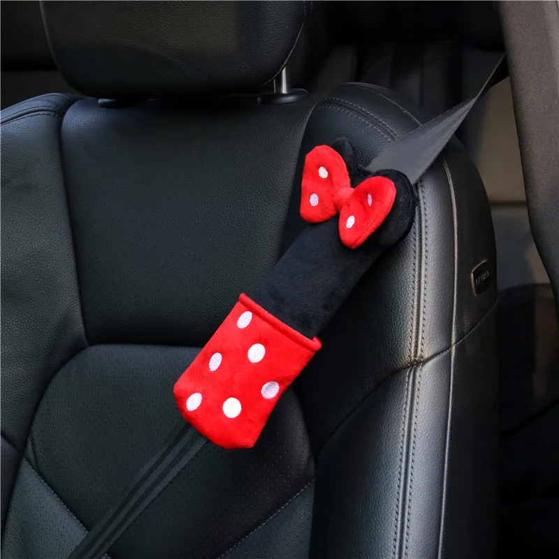 Infant Car Seat Cover - 만화 자동차 안전 벨트 커버, 여자