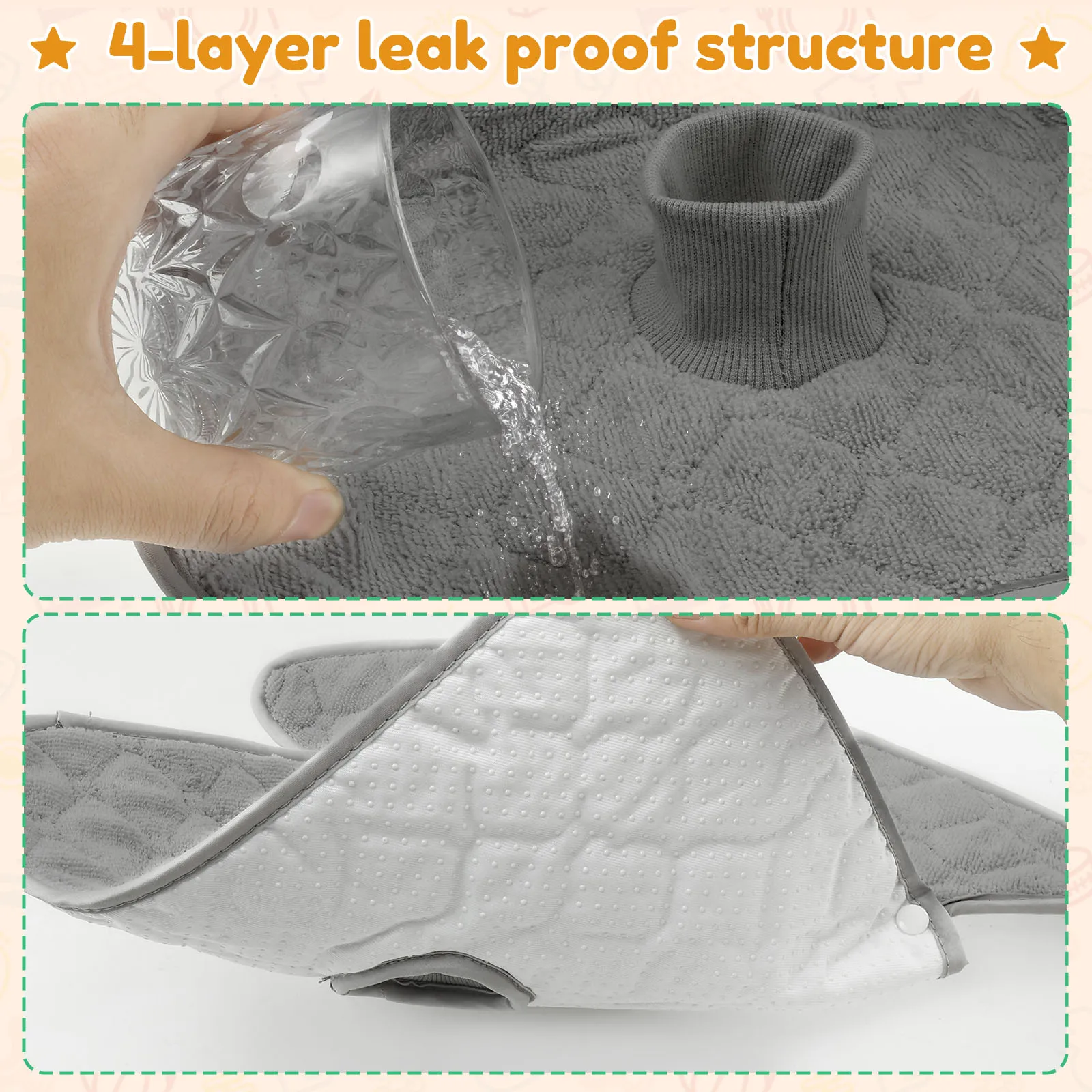 2 Pcs 아기 피들 패드 폴리 에스터 화장실 훈련 피 - Infant Car Seat Cover 리뷰 및 가격